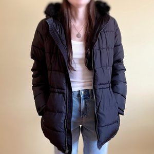 GAP Winter Coat - Black - Womens Small